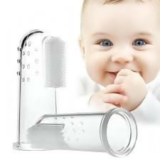 Baby Finger Toothbrush Silicon Toothbrush+Box Children Teeth Clear Soft Silicone Infant Tooth Brush Rubber Cleaning Baby Brush
