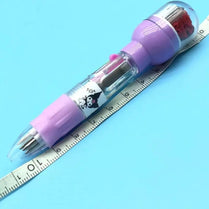 1Pcs Sanrioed 4Colors Bubble Roller Seal Ballpoint Pen Kawaii Anime Melody Kuromi Cinnamoroll School Supply Stationery Kids Gift
