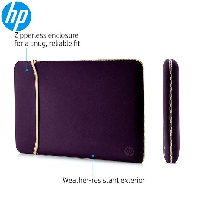 HP Chroma Geo Rev Neoprene Reversible 14 Laptop Sleeve Pouch Bag 2TX16AA