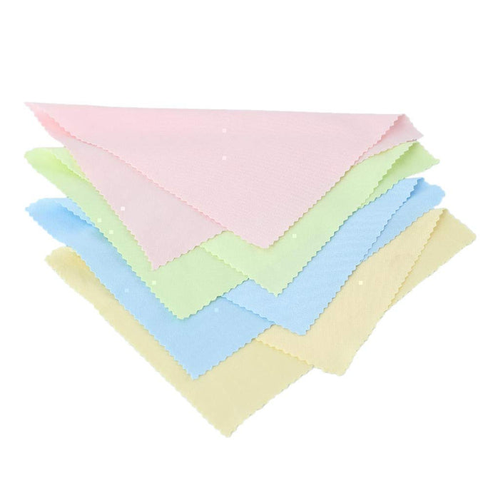 4/8 Cleaner Clothes Pack of Different Colours Glasses and Mobile Screen Cleaner Clothes