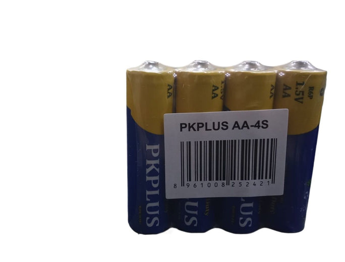 PKCELL AAA R03 & AA R6P R1.5V Batteries | Super Heavy Duty Dry Cell 4 Pack for