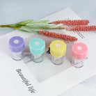 Contact Lens Cleaner Case Manual Rotary Lens | Cleaner Travel Plastic Container Storage Soaking Box | Lens Washer