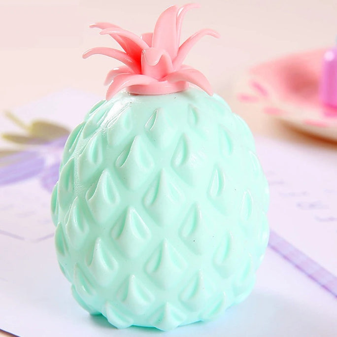 Pineapple Funny Pineapple Squishy ADHD Anti Stress Mini Squishy Fidget Stress Balls Toy Pineapple Fruit Stress Sensory Toy Orbeez Stress Ball Toys Anger Stress Relief Toy for Kid,Adult