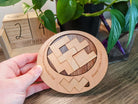 Cracked Egg Wood Puzzle 7 Piece Difficult Brain Teaser