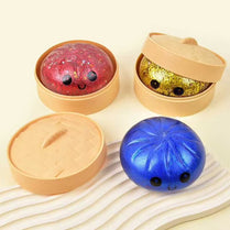 Squeeze Toys Box Dumpling Squishy Rising Stress Ball | Soft Desk Stress Relief for Office Home Relaxation