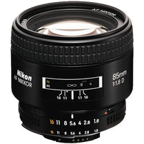Nikon AF Nikkor 85mm f/1.8D Portrait Lens