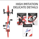 Diecast Metal Bicycle Road Bike Model Cycling Toys For Kids Bike Model, 1:10 Alloy Die Cast Metal Bicycle Road Bike Model Children Cycling Toy Gift Children