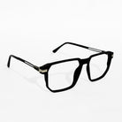 Rave Black Edge Square Frame Glasses
