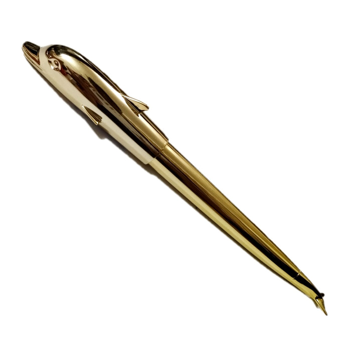 01 pc Dolphin Fountain Pen Stylish Luxury Fountain Pen Smooth Writing Pen for Women or Men