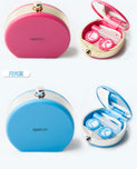 Contact Lens Case Travel Kit Clutch / Perfume Shape Travel Portable Solid Color Lens Cover Container Beauty Pupil Storage Soaking Box Eyewear Accessories
