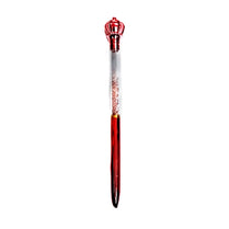 01 PC Cute Newest CROWN Design Crystal Writing Tool Ballpoint GEL Pen Stationery as Luxury Festival Gift