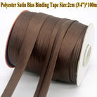 1 Roll (50 Yards) 5/8'' 15mm Single Fold Bias Tape - Best Quality Satin Ribbon for Tailoring, Costumes, Robes, Cosplay & DIY Sewing