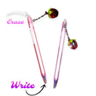 01 Pc Classic Erasable Cherry Gel Pen erasable pen Office stationery student writing pen Magic pen Promotional pen