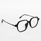 Rave Black Hexa Edge Frame Glasses