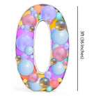 Number 0 Mosaic Balloon Decoration Frame