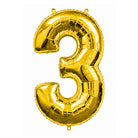 Number 3 Foil Balloon 40" Inches