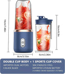 Hexa Blade Juicer Rechargeable Mini Automatic Electric Juicer 2in1
