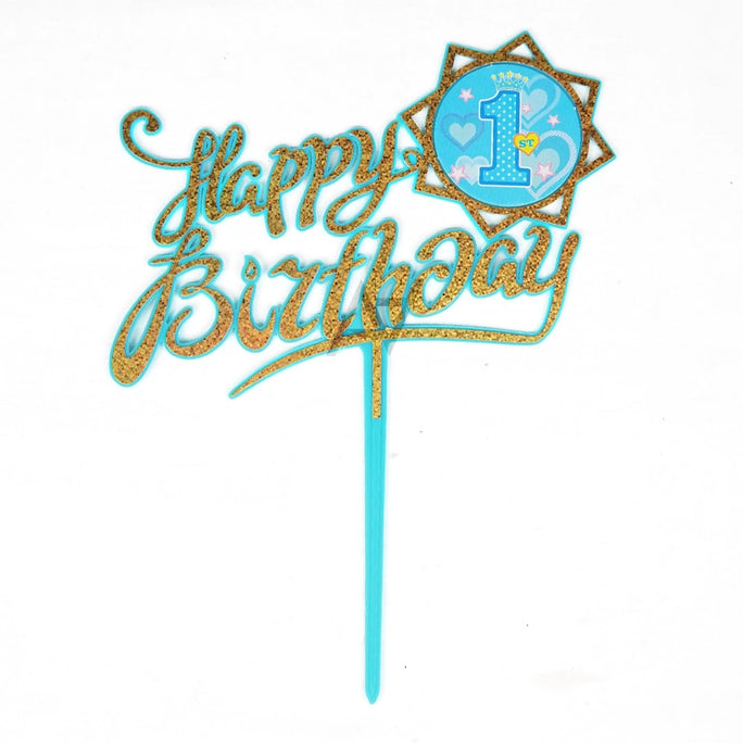 Happy Birthday Cake Topper Decoration