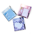 01 Pack With Pen Sticky Notes Cartoon Memo Pad Cute Sticky Notes Portable Message Notepad Kawaii Stationery School Supplies