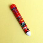 01/2 Pc 10 in 1 Pen Multicolor Gel Pen 10 Ink Refill in one Pen10 in 1 character ballpoint pen