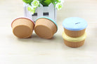 Contact Lens Case Cup Cake Shape Travel Kit Travel Portable Solid Color Lens Cover Container Beauty Pupil Storage Soaking Box Eyewear Accessories