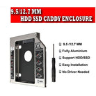 Slim + Fat 2nd HDD Caddy 9.5mm & 12.7Mm SATA 3.0 2.5 SSD Case Second Hard Disk