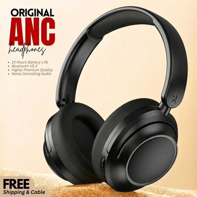 Original NIA AN J1 ANC Wireless Bluetooth Headphones | Active Noise Cancelling