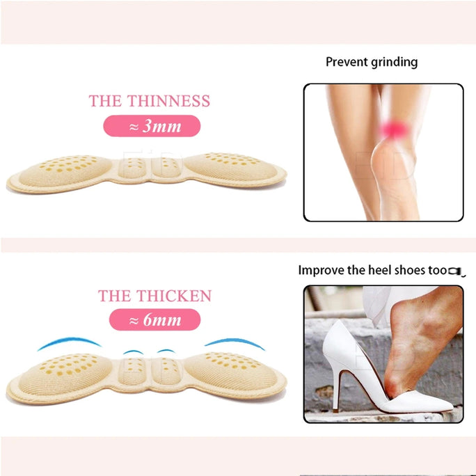 2Pcs High Heel Pad Women Insoles for Shoes Adjust Size Adhesive Heels Pads Liner Grips Protector Sticker Pain Relief Foot Care Insert