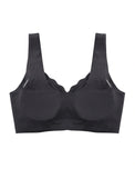 Sajiero Front-Button Bra - Zova - Black