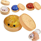 Squeeze Toys Box Glitter/Glow/Bubble/Plain/Orbeez Dumpling Squishy Rising Stress Ball | Soft Desk Stress Relief for Office Home Relaxation