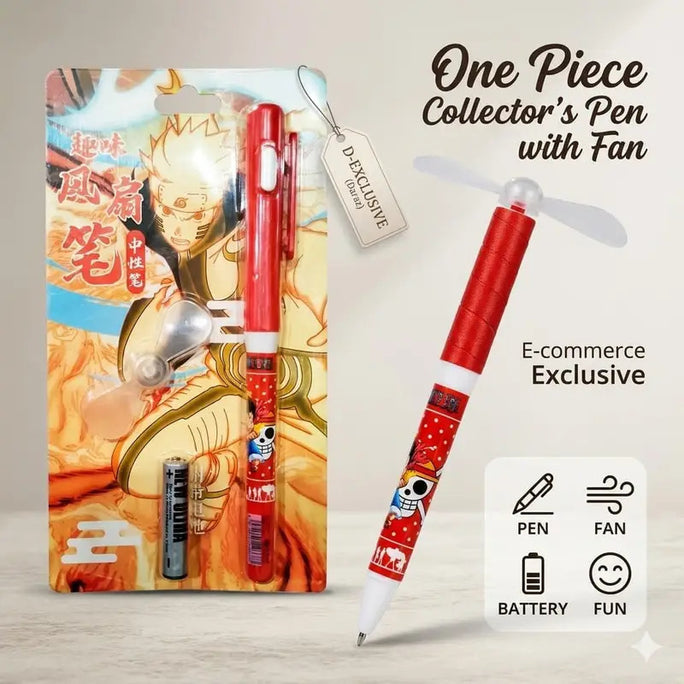 01 Pc 2 in 1 Mini Pocket Size Fan Pen With Smooth Writing Ballpoint Pen, Silent Mini Fan For Writer Student Working Office Mini Fan Ballpoint Pens As Students Gift Portable Pocket 2 in 1 Handheld Fan Pen