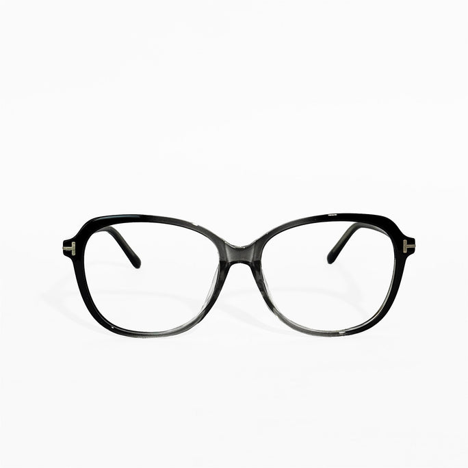 Rave Black Transparent Cat Eye Frame Glasses