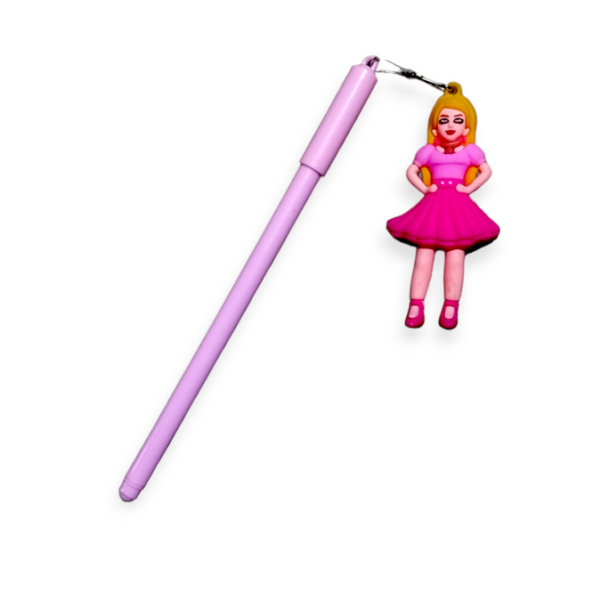 1Pc Cute Doll Gel Pen Ballpoint Novelty Doll Toy Pens Writing Stationery kids gift School