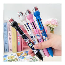 1Pcs Unicorn 6 Colors Bubble Roller Seal Ballpoint Pen Kawaii Anime Melody Kuromi Cinnamoroll School Supply Stationery Kids Gift