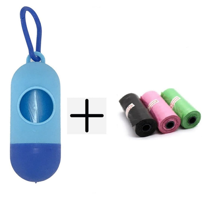 01 Dispenser + 03 Rolls Disopsable Baby Diapers Bag Box Kit Portable Baby Diapers Platics Bags Pet Waste Bag Box Kit Portable Baby Diapers Platics Bags Rubbish Bags Garbage Bag Removable Box Nappy Bag with Rope/hooks