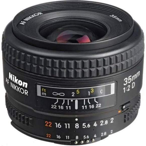Nikon AF Nikkor 35mm f/2D Prime Lens