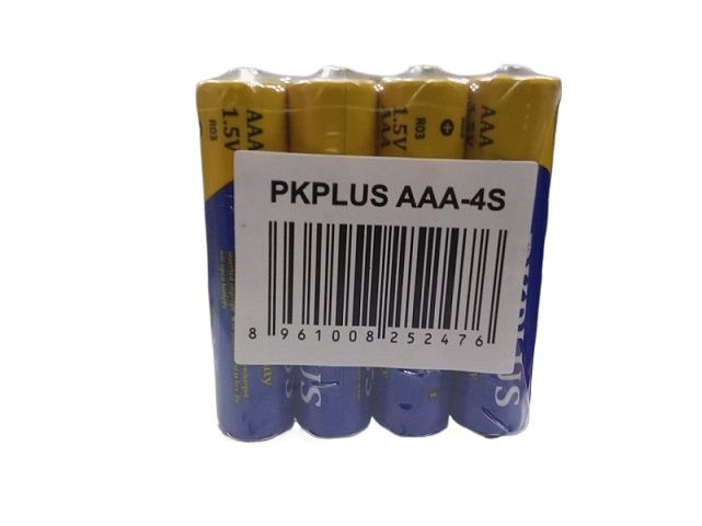 PKCELL AAA R03 & AA R6P R1.5V Batteries | Super Heavy Duty Dry Cell 4 Pack for