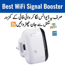 WiFi Range Extender 300Mbps Wireless Repeater 2.4GHz Long Distance Coverage up