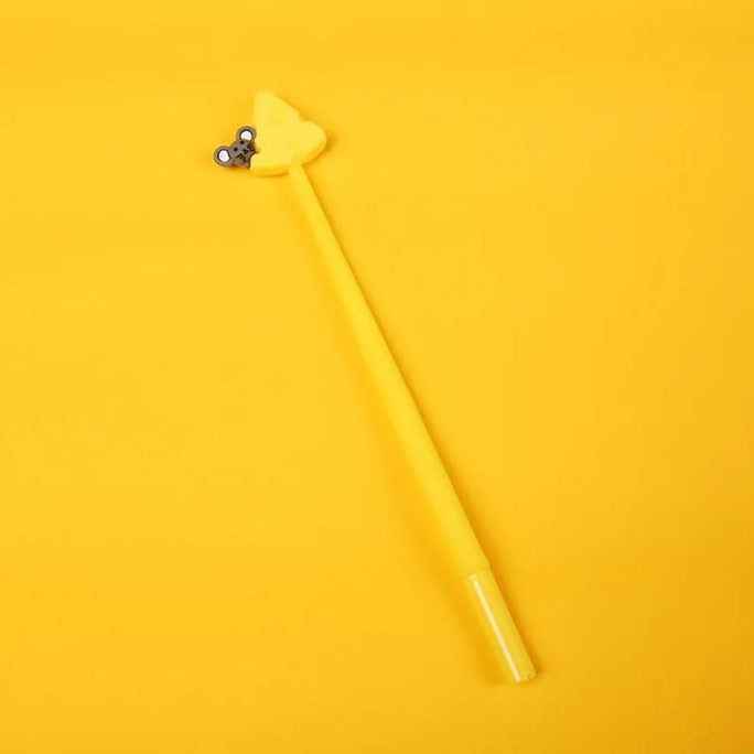 01PC Japanese Cute Pencil Mouse Cheese Modeling Student Gel Pen Office Writing Stationery Kawaii School Supplies