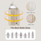 Portable Baby Bottle Warmers, Portable Bottle Warmer for Travel, Upgraded Baby Milk Warmer for Breastmilk or Formula, Bottle Warmer On The Go with Milk Volume Window, 6 Temperature Control, 8000 MAh