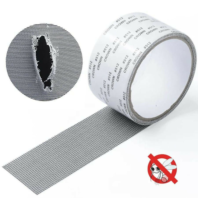 Mesh Roll Tape Window Screen Repair Patch Keep Mosquitoes Out With Our Anti insect Self-adhesive Mesh Patch Tape 2 Meter