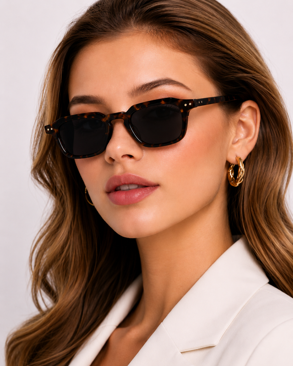 Tortoise Shell Premium Square Frame Eyewear