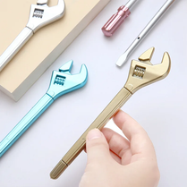 01 Pc Creative Boy Wrench / Screwdriver Gel Pen for Primary Secondary School Students Gel Pen Funny Screwdriver