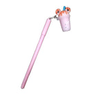 Fancy Gel Pen With PINK Candy Glass Best Quality