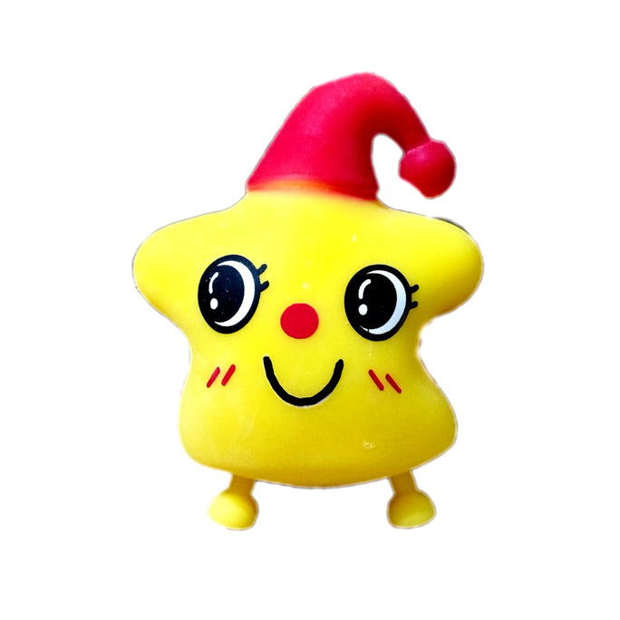 01pc Practical Squeeze Toy Novel Sensory Toy Soft Entertainment Star Shape Sensory Toy