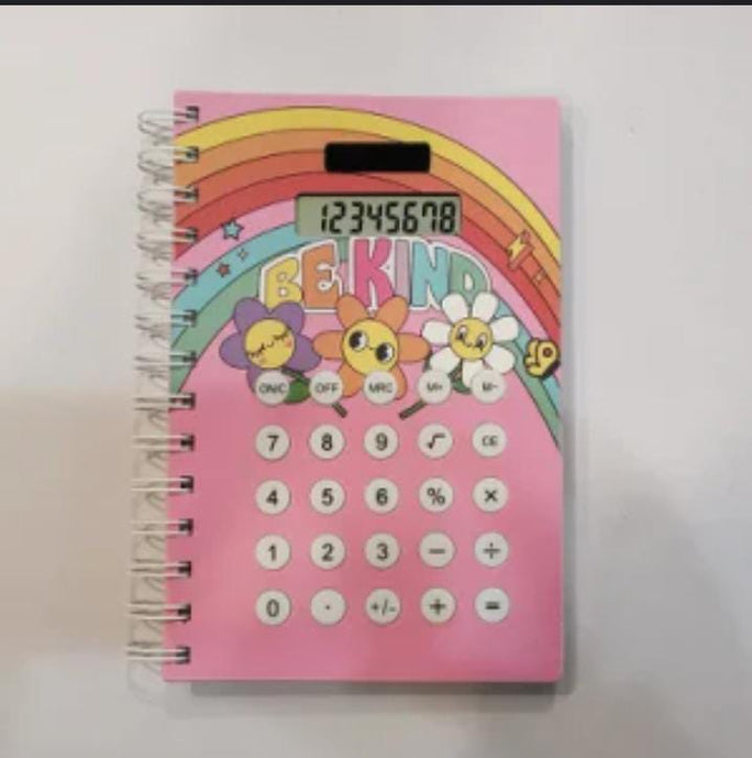 01 Pcs of Rainbow Calculator Notebook Diary/A COOL Gift for children