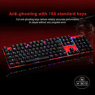 Motospeed CK104 Mechanical Gaming Keyboard | 104 Keys RGB Backlit Wired