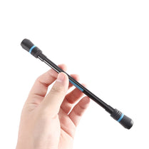 01 Peice of Spinning Supreme Writing Pen Student Relieve Stress Rotating Ballpoint Gel Pen Kids Gift Toy Stress Reliever Anti-Slip Hand Spinner Durable and Attractive Cool Finger Whirling Pen Spinner Stress Relief Spinning Pen Stable Pivot Anti-slip