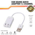 7.1 Channel USB Sound Card | External Audio Adapter with Mic 5Hv2 for PC Laptop
