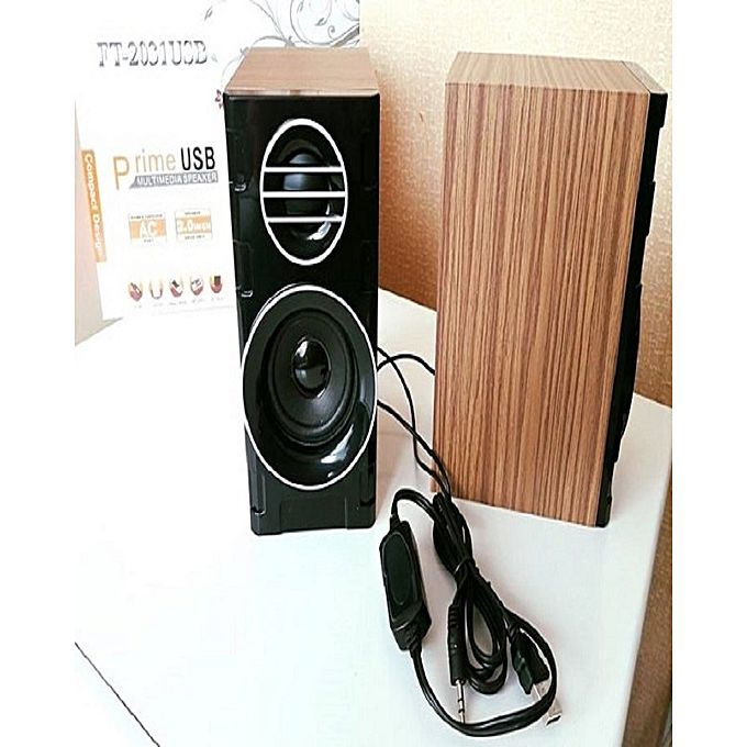 FT-2031 Portable Multimedia Speakers | Super Bass Compact Computer Laptop